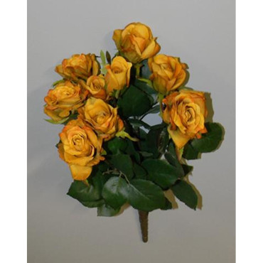 Rose mazzo x9 giallo