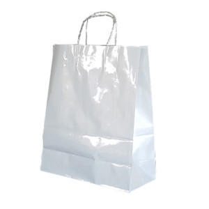 Shopper smart met. 34x40 bianco (25pz)