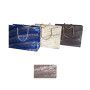 Shopper musa luxury 32x25+13 marrone (5pz)