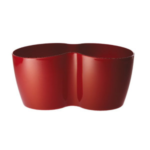 Coprivaso PVC 2 vasi 14 rosso