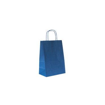 Shopper 16×21 carta col. azzurro (pz.25)