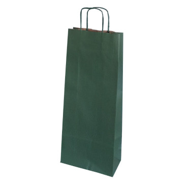 Shopper portabott. 16×39 2 posti verde (25pz)