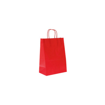 Shopper 26×36 carta col. rosso (pz.25)