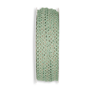 Nastro treccia mm.08 mt.12 verde