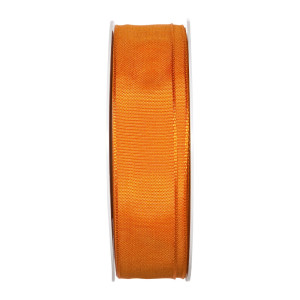 Nastro taffeta animato mm.25 mt.25 arancio