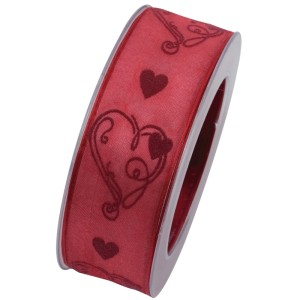 Nastro SWEET WEDDING mm.40 mt.20 rosso