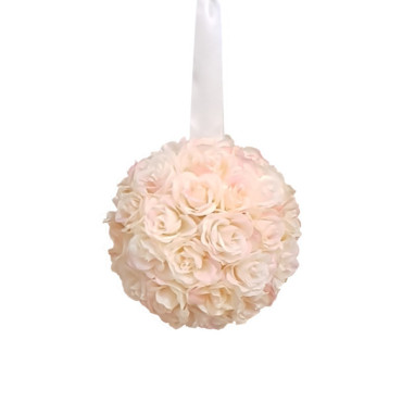 Sfera Rose cm. 15 pesca