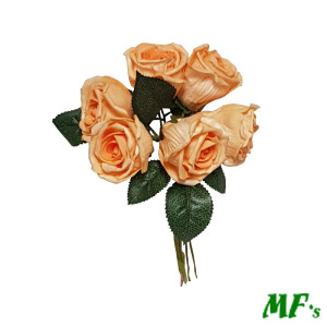 Foam rose mazzo x 6 arancio