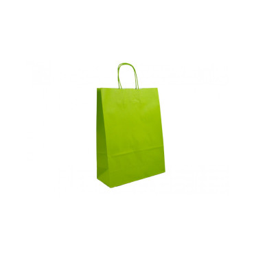 Shopper 26×36 carta col. verde acido (pz.25)