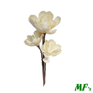 Foam magnolia ramo cm. 98 crema