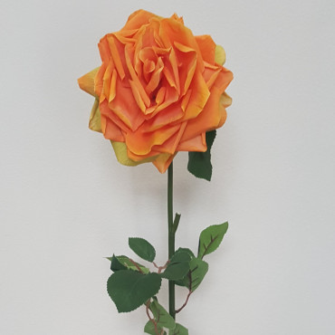 Rosa singola cm. 80 arancione