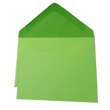 Biglietto + busta A 7×11 verde (pz.100)