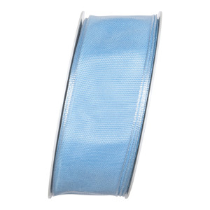 Nastro taffeta mm.40 mt.25 azzurro