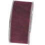 Nastro double velvet mm.40 mt.7 bordeaux