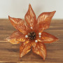 Poinsettia clip cm. 22 rame