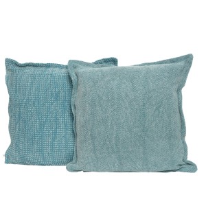 Cuscino cotone 45x45 blu