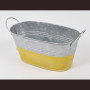 LC-Vaschetta latta 21x11 giallo