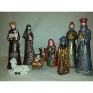 Presepe 10 elementi h.30