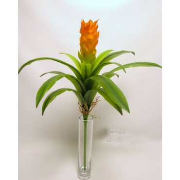 bromelia flower cm.53 arancio