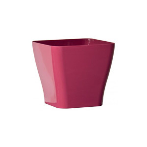 Cachepot PVC quadro 18x18 ciclamino