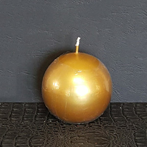 Candela sfera Metal 060 Oro (pz 12)