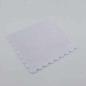 Quadrato organza 24x24 bianco (pz.50)