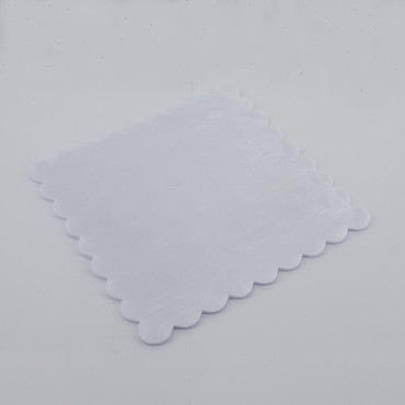 Quadrato organza 24×24 bianco (pz.50)