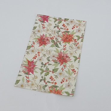 Buste 20×35 fleurs bianco (pz.50)