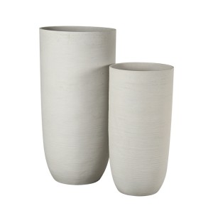 Vaso alto h.100 bianco (set 2)