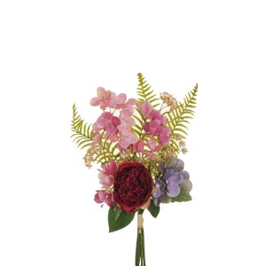 Peonia ortensia bouquet fucsia