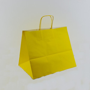 Shopper afc 35x30 carta giallo (pz.25)