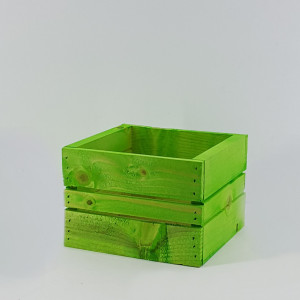 CB-Cassetta legno 17x17 verde