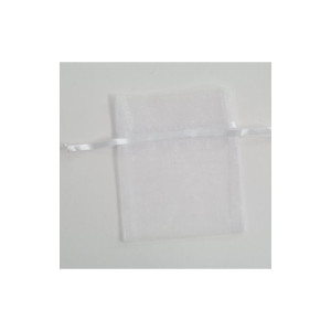 Sacchettino organza 08x09 bianco (pz.12)