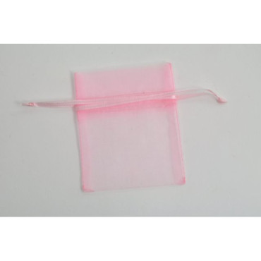 Sacchettino organza 08×09 rosa (pz.12)