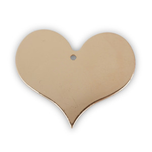 Cuore metallo cm.3,5 oro (pz.30)