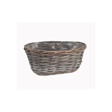 CVR – Vaschetta rattan 35×20 grigio