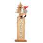 Scritta Xmas legno h.30