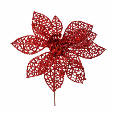 Poinsettia pick cm.15 rosso (pz.10)