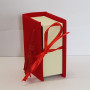 Scatolina Libro Laurea 7x5 rosso (12 pz.)