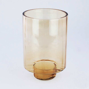 DM-Vaso vetro h.30 marrone