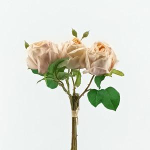 Rosa bouquet cm.44 champagne