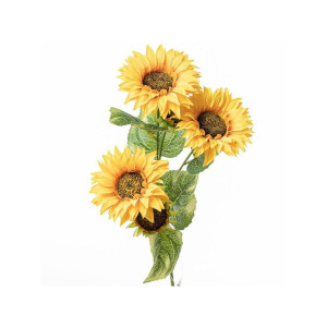 Girasole ramo cm.67 giallo