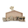 Presepe legno naturale