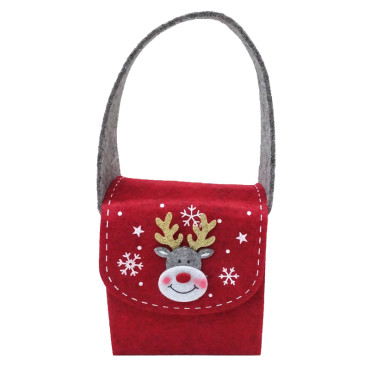 Borsa feltro 09×6 rosso