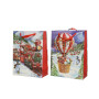 Shopper decor 50x72 natale rosso