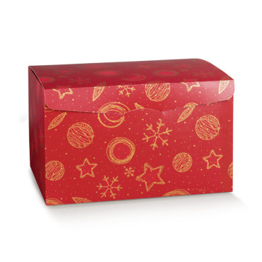 Cartone panettone segreto 39×27 rosso