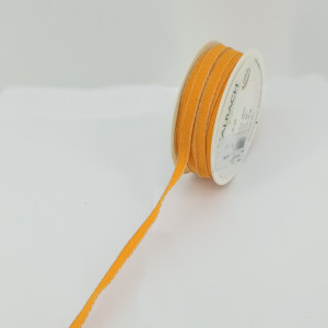 Nastro mm.07 mt.30 LINEN EDGE arancio