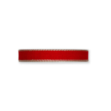 Nastro mm.15 m.20 LINEN EDGE rosso