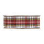 Nastro mm.38 m.20 TARTAN bianco-rosso