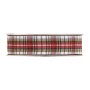 Nastro mm.25 m.20 TARTAN bianco-rosso